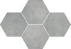 Ceramika Color STARK Stark Mosaic Hexagon Grey