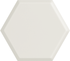 Paradyz WOODSKIN Bianco Heksagon Struktura A ciana