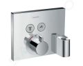 Hansgrohe Shower Select Termostatick batria pod omietku, s 2 vstupmi, chrm