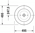 Duravit CIOTTOLO 49,5 cm