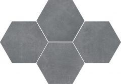 Ceramika Color STARK Stark Mosaic Hexagon Pure Grey