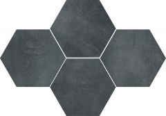 Ceramika Color STARK Stark Mosaic Hexagon Graphite