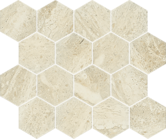 Paradyz SUNLIGHT Stone Beige Mozaika Prasowana Hexagon