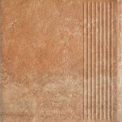 Paradyz SCANDIANO Rosso Stopnica Prosta 30X30