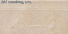 Paradyz IBIS Beige Stopnica Prosta Mat.