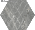 Paradyz MARVELSTONE Light Grey Heksagon Gres Szkl. Mat.