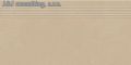 Paradyz ARCHICROSS base beige stopnica prasowana mat.