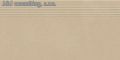 Paradyz ARCHICROSS base beige stopnica prasowana mat.