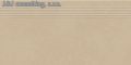 Paradyz ARCHICROSS base beige stopnica prasowana mat.