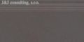 Paradyz ARCHICROSS base black stopnica prasowana mat.