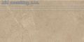 Paradyz ARCHICROSS concrete beige stopnica prasowana mat.