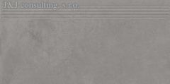 Paradyz MARTIX graphite stopnica prasowana mat