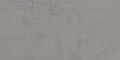 Paradyz MARTIX graphite stopnica prasowana mat