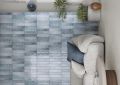Paradyz MONPELLI navy cegie�ka struktura po�ysk