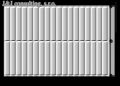 Paradyz MONPELLI mozaika nacinana white murano