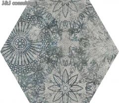 Paradyz SWEET grey heksagon struktura �ciana po�ysk