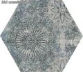 Paradyz SWEET grey heksagon struktura �ciana po�ysk