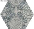 Paradyz SWEET grey heksagon struktura �ciana po�ysk