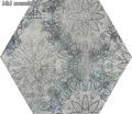 Paradyz SWEET grey heksagon struktura �ciana po�ysk