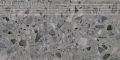 Paradyz TERAZZO graphite stopnica nacinana mat