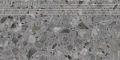 Paradyz TERAZZO graphite stopnica nacinana mat