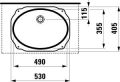 Laufen BIROVA 53 x 40,5cm, 811191