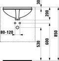 Laufen BIJOU 44,5 x 40cm, 811220