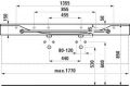 Laufen PALACE 180 x 57cm,   812616