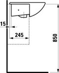 Laufen LAUFEN PRO B 56 x 44 cm