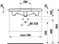 Laufen TALUX 81 x 55,5cm, 814670