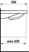 Laufen TALUX 81 x 55,5cm, 814670