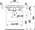 Laufen TALUX 61 x 55,5cm, 814673