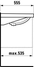 Laufen TALUX 121 x 55,5cm, 814677