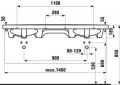 Laufen TALUX 151 x 55,5cm, 814678