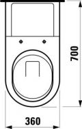 Laufen LIBERTYLINE hlbok splachovanie