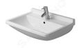 Duravit Starck 3 Umvadlo, 55x43 cm, s prepadom, s otvorom na batriu, biela