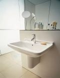 Duravit Starck 3 Umvadlo, 60x45 cm, s prepadom, s otvorom na batriu, biela