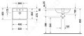 Duravit Starck 3 Umvadlo zpustn, 49x37 cm, s prepadom, s otvorom na batriu, biela