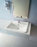 Duravit Starck 3 Umvadlo nbytkov, 560x465 mm, s 1 otvorom na batriu, s WonderGliss, biela