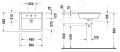 Duravit Starck 3 Umvadlo nbytkov, 56x47 cm, s 1 otvorom na batriu, s WonderGliss, biela
