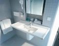 Duravit Starck 3 Umvadlo nbytkov 1050x485 mm, s 1 otvorom na batriu, s WonderGliss, alpsk biela