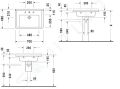 Duravit Starck 3 Umvadlo, 70x49 cm, s prepadom, s otvorom na batriu, biela