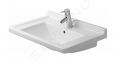 Duravit Starck 3 Umvadlo, 70x49 cm, s prepadom, s otvorom na batriu, biela