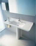 Duravit Starck 3 Umvadlo, 85x49 cm, s prepadom, s otvorom na batriu, biela