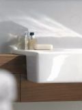 Duravit Vero Umvadlo zpustn, 55x47x17 cm, s 1 otvorom na batriu, s WonderGliss, biela