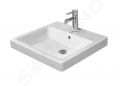 Duravit Vero Umvadlo na dosku, 500x465 mm, s prepadom, s otvorom na batriu, WonderGliss, biela