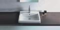 Duravit Vero Umvadlo zpustn, 55x47x18 cm, s 1 otvorom na batriu, alpsk biela