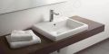 Duravit Vero Umvadlo zpustn, 55x47x18 cm, s 1 otvorom na batriu, alpsk biela