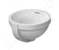 Duravit Architec Umvadlo vstavan, priemer 28 cm, s prepadom, biela