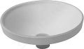 Duravit Architec Umvadlo bez prepadu, priemer 38 cm, biela